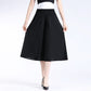 🔥Femeii talie Elastic ridicat plisat sifon Wide Leg Culottes