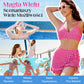 👙Damski komplet bikini z wysokim stanem i dekoltem w szpic