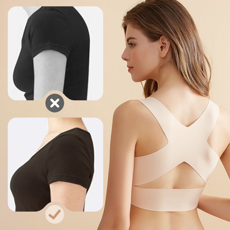 ⚡Front Closure Cross-Back Wireless Posture Bra 2