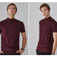🔥👕 Pánské tričko s vysokým výstřihem a úzkým střihem