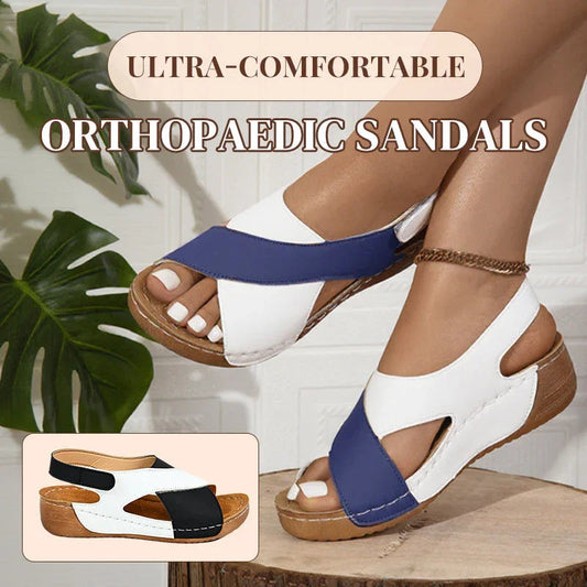 ⏰🔥ČASOVĚ OMEZENÁ NABÍDKA SLEVA 30 %!🔥Ultra-pohodlné ortopedické sandály se šikmým podpatkem