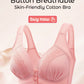 💥👙LAST DAY SALE -BUY 1 GET 1 FREE!!💘CloudComfort Front-Button Cotton Bra – Breathable • Wire-Free • All-Day Support • Non-Padded & Skin-Friendly🌿