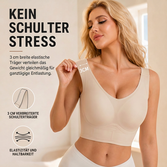 👙 BEFRISTET 50% RABATT! ✨ Nahtloser Push-up-BH – W-Stütze, 3cm Träger, 7-Reihen 👌