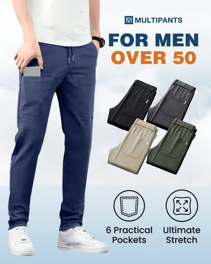 👖 Letnie spodnie męskie – 49% ZNIŻKI! OFERTA LIMITOWANA!💪✨ Luźny, elastyczny krój, chłodna przewiewna tkanina, 6 praktycznych kieszeni i wodoodporność – idealne na lato, do pracy i na co dzień. ☀️💧