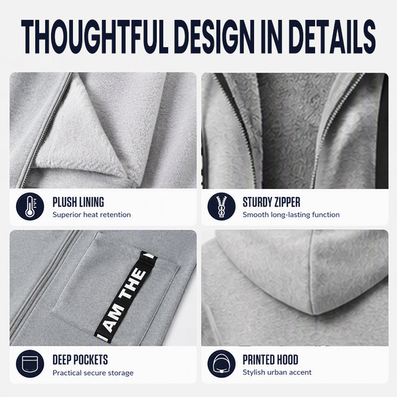Plus Size Women's Hooded Long Sweatshirt