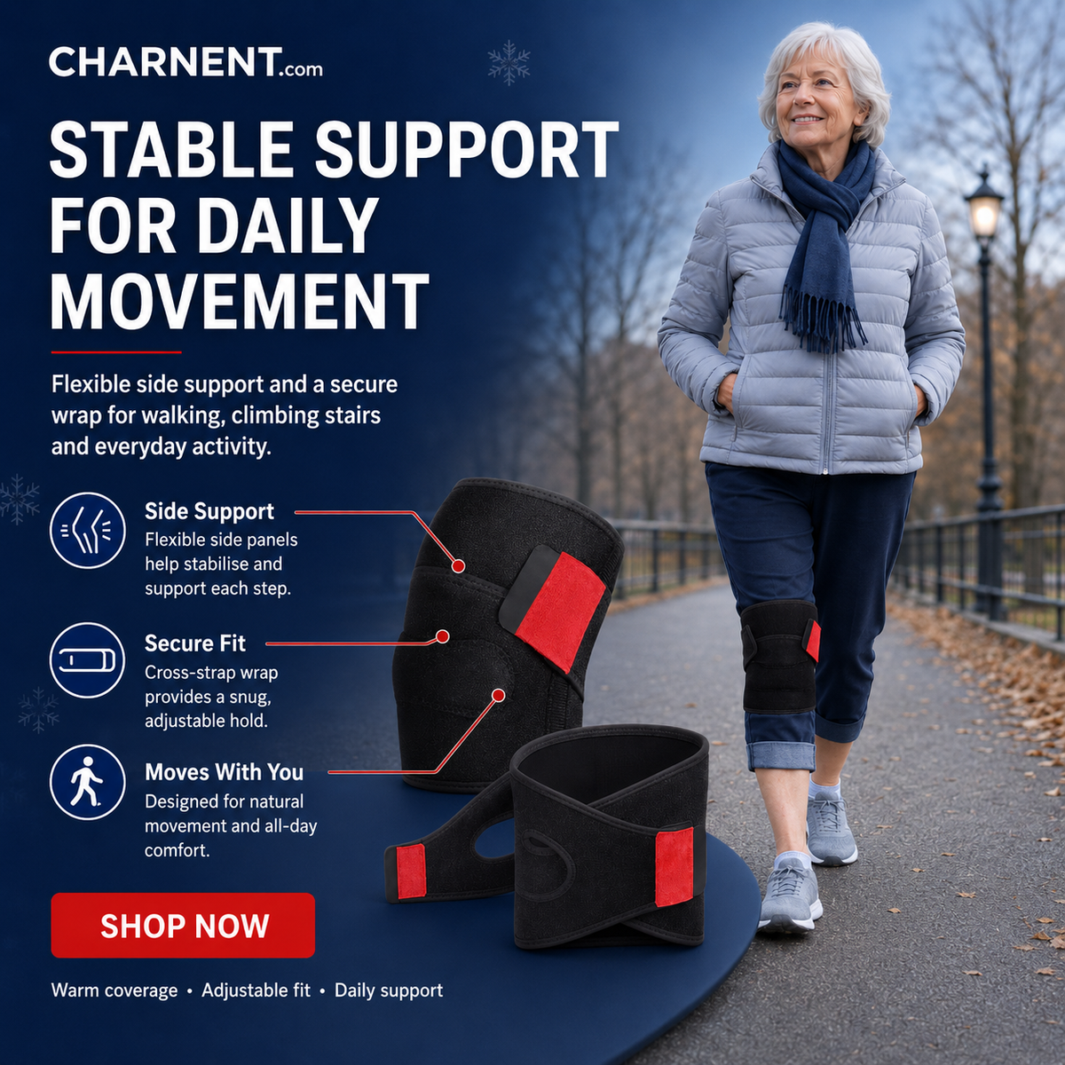 🎉 2026 Sale — Over 50,000 Sold!💞 Winter warm knee guards to prevent cold feet and joint rheumatism