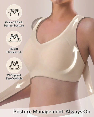 ⚡Front Closure Cross-Back Wireless Posture Bra 2