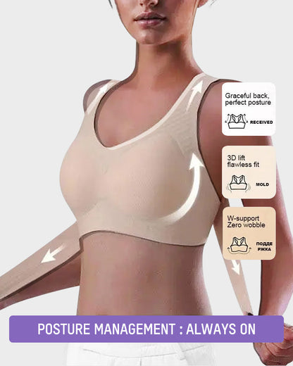 ⚡Front Closure Cross-Back Wireless Posture Bra 2