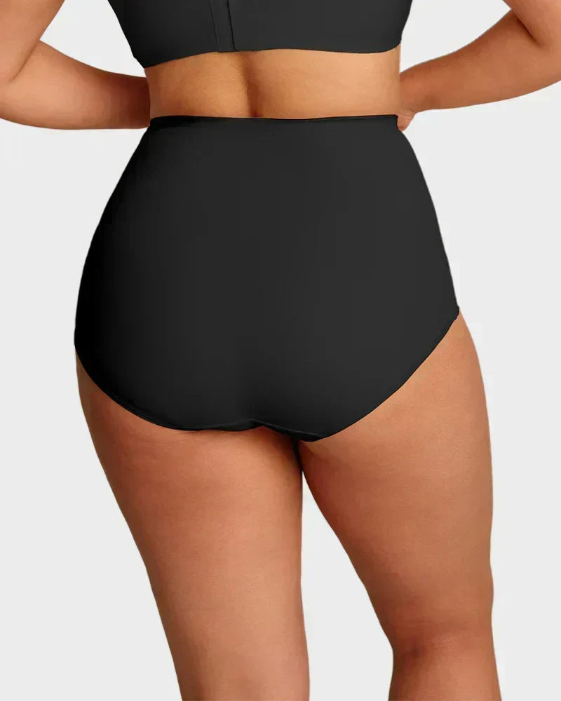🌸Buy 1 Get 2 Free✨Plus-Size High-Waist Cross Tummy Control Panties💕