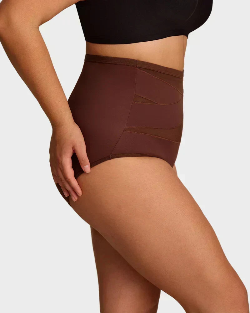 🌸Buy 1 Get 2 Free✨Plus-Size High-Waist Cross Tummy Control Panties💕