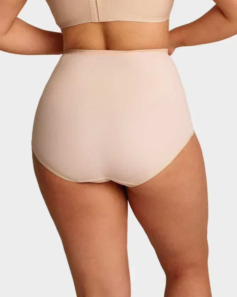 🌸Buy 1 Get 2 Free✨Plus-Size High-Waist Cross Tummy Control Panties💕