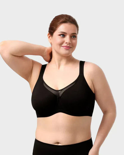 ⏳💞Brand Weekly Promotion Sale✨Underwire Plus-Size Bra – Breathable Mesh, Natural Lift-B