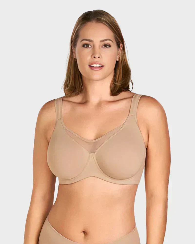 ⏳💞Brand Weekly Promotion Sale✨Underwire Plus-Size Bra – Breathable Mesh, Natural Lift-B