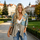 ✨Dámský kardigan s květinovým potiskem, volánkovými rukávy, na uzel, v boho stylu, ležérní a splývavý