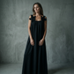 👗 Figurfreundliches Sommer-Maxikleid ✨ Lockerer A-Linien-Schnitt mit Blumenapplikationen & Trägern