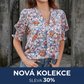 🌺👕Dámská halenka s květinovým vzorem, výstřihem do V a nafouknutými rukávy🤩