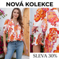 🌺👕Dámská halenka s květinovým vzorem, výstřihem do V a nafouknutými rukávy🤩