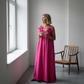👗 Figurfreundliches Sommer-Maxikleid ✨ Lockerer A-Linien-Schnitt mit Blumenapplikationen & Trägern