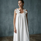 👗 Figurfreundliches Sommer-Maxikleid ✨ Lockerer A-Linien-Schnitt mit Blumenapplikationen & Trägern