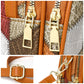 Damska torba crossbody w geometryczny wzór w stylu vintage