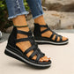 ✨2025 New Arrival👡Wedge Sandals With Rhinestone Decoration