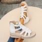 ✨2025 New Arrival👡Wedge Sandals With Rhinestone Decoration