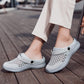 Moda Mesh respirabil jumătate Slip-On Sandale
