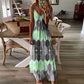 Rochie boho cu bretele maxi