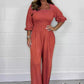 💟👗Femei de vară Elastic talie Elastic talie Jumpsuit