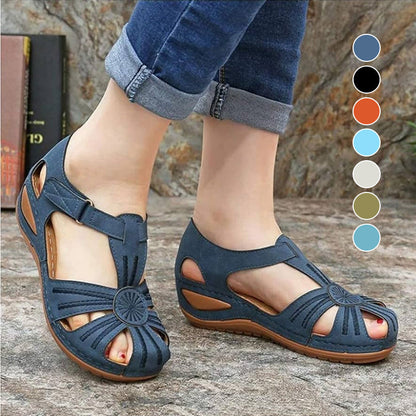 🔥[Ușoară și respirabilă] Sandale cu pană de memorie pentru femei👡