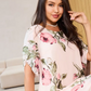 💕Rochie din sifon cu petale roșii