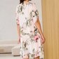 💕Rochie din sifon cu petale roșii