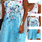 👗 Rochie de Vară fără Mâneci cu Imprimat Floral