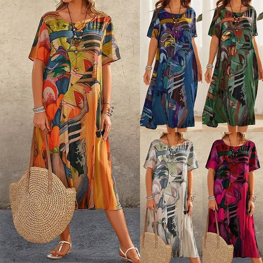 ✨Dámské dlouhé šaty Tropical Breeze Summer
