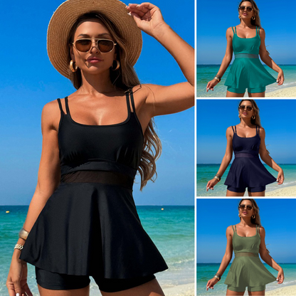 🏖️Letnia Promocja🌴Damski Dwuczęściowy Tankini z Wysokim Stanem👙