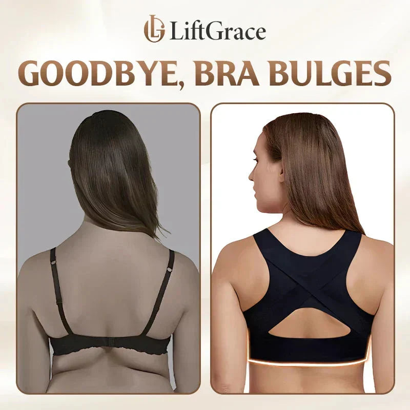 ⚡Front Closure Cross-Back Wireless Posture Bra 2