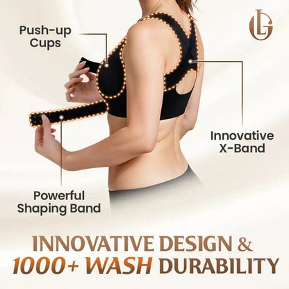 ⚡Front Closure Cross-Back Wireless Posture Bra 2
