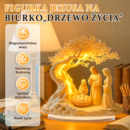 Figurka Ježíše se stromem života na stůl