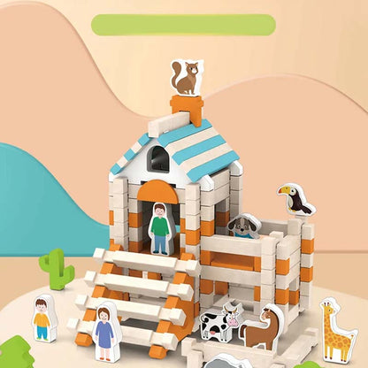 🔥Vzdělávací stavebnice dřevěné architektury