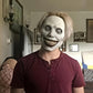 Strašidelná hororová halloweenská maska