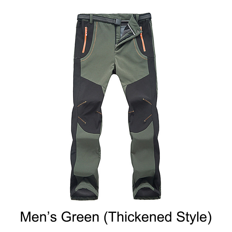 🔥👖Windproof Waterproof Warm Elastic Waist Hiking Pants