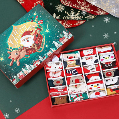 🎅🎄🧦24 Day Christmas Socks Advent Calendar🎁