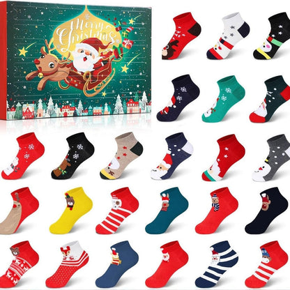 🎅🎄🧦24 Day Christmas Socks Advent Calendar🎁