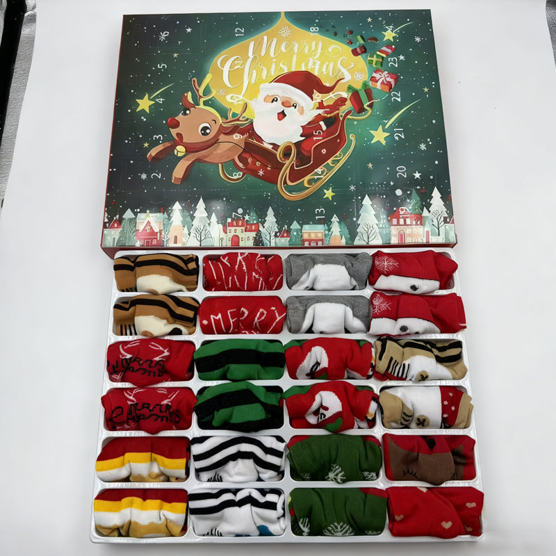 🎅🎄🧦24 Day Christmas Socks Advent Calendar🎁