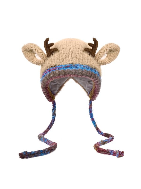 🎁🎄🦌Original design Festive Christmas Antler Hat🧶
