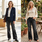 👖🌟 Dámské vintage kalhoty s širokými nohavicemi z denimu