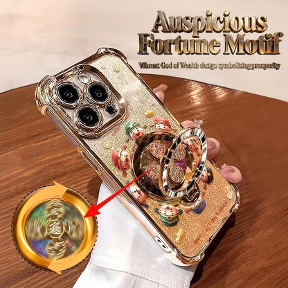 Pouzdro na telefon s otočným magnetickým stojánkem o 360°