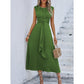 🎁LAST DAY SALE 59% OFF!!💛Women's Elegant Solid Color Crew Neck Dress👠