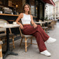 💐30% SLEVA! Nadčasové kalhoty s vysokým pasem – Všestranné a stylové 👜👖【Nová kolekce】