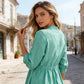 【S-3XL】👗Dámské ležérní šaty s výstřihem do V a kapsami